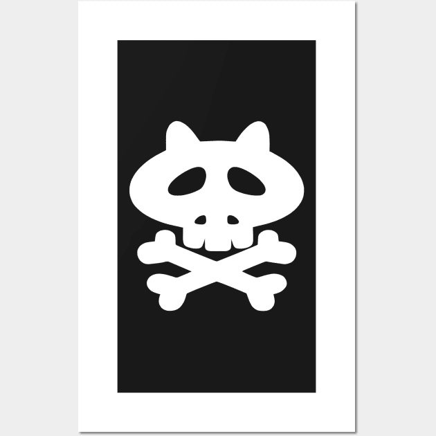 Gaki no Tsukai Batsu game Dokuro mark (white) Wall Art by conform